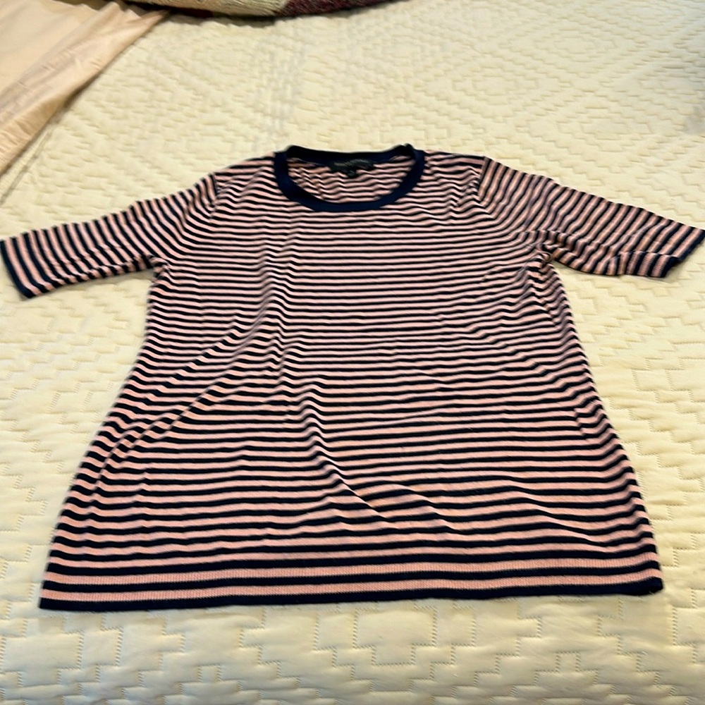 Banana Republic striped knit top, small